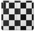 S2492 Black and White Check Hülle Schutzhülle Taschen für LG Velvet