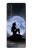 S2668 Mermaid Silhouette Moon Night Hülle Schutzhülle Taschen für LG Velvet