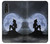 S2668 Mermaid Silhouette Moon Night Hülle Schutzhülle Taschen für LG Velvet