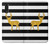 S2794 Black and White Striped Deer Gold Sparkles Hülle Schutzhülle Taschen für LG Velvet