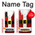 S2846 Christmas Santa Red Suit Hülle Schutzhülle Taschen für LG Velvet
