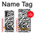 S3056 Zebra Skin Texture Graphic Printed Hülle Schutzhülle Taschen für LG Velvet