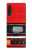 S3204 Red Cassette Recorder Graphic Hülle Schutzhülle Taschen für LG Velvet