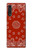 S3355 Bandana Red Pattern Hülle Schutzhülle Taschen für LG Velvet