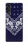 S3357 Navy Blue Bandana Pattern Hülle Schutzhülle Taschen für LG Velvet