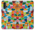 S3391 Abstract Art Mosaic Tiles Graphic Hülle Schutzhülle Taschen für LG Velvet