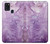 S2690 Amethyst Crystals Graphic Printed Hülle Schutzhülle Taschen für Samsung Galaxy A21s