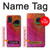 S3201 Pink Peacock Feather Hülle Schutzhülle Taschen für Samsung Galaxy A21s