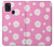 S3500 Pink Floral Pattern Hülle Schutzhülle Taschen für Samsung Galaxy A21s