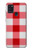 S3535 Red Gingham Hülle Schutzhülle Taschen für Samsung Galaxy A21s
