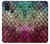S3539 Mermaid Fish Scale Hülle Schutzhülle Taschen für Samsung Galaxy A21s