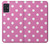 S2358 Pink Polka Dots Hülle Schutzhülle Taschen für Samsung Galaxy A51 5G