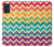 S2362 Rainbow Colorful Shavron Zig Zag Pattern Hülle Schutzhülle Taschen für Samsung Galaxy A51 5G