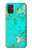 S2377 Turquoise Gemstone Texture Graphic Printed Hülle Schutzhülle Taschen für Samsung Galaxy A51 5G