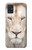 S2399 White Lion Face Hülle Schutzhülle Taschen für Samsung Galaxy A51 5G