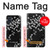 S2544 Japanese Kimono Style Black Flower Pattern Hülle Schutzhülle Taschen für Samsung Galaxy A51 5G [nur für A51 5G. NICHT für A51]