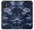 S2959 Navy Blue Camo Camouflage Hülle Schutzhülle Taschen für Samsung Galaxy A51 5G