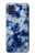 S3439 Fabric Indigo Tie Dye Hülle Schutzhülle Taschen für Samsung Galaxy A51 5G