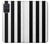 S2297 Black and White Vertical Stripes Hülle Schutzhülle Taschen für Samsung Galaxy A71 5G
