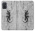 S2446 Gecko Wood Graphic Printed Hülle Schutzhülle Taschen für Samsung Galaxy A71 5G