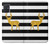 S2794 Black and White Striped Deer Gold Sparkles Hülle Schutzhülle Taschen für Samsung Galaxy A71 5G