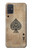 S2928 Vintage Spades Ace Card Hülle Schutzhülle Taschen für Samsung Galaxy A71 5G