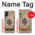 S2928 Vintage Spades Ace Card Hülle Schutzhülle Taschen für Samsung Galaxy A71 5G [nur für A71 5G. NICHT für A71]