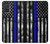 S3244 Thin Blue Line USA Hülle Schutzhülle Taschen für Samsung Galaxy A71 5G