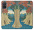 S3348 Utagawa Hiroshige The Monkey Bridge Hülle Schutzhülle Taschen für Samsung Galaxy A71 5G