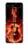 S0415 Fire Guitar Burn Hülle Schutzhülle Taschen für Samsung Galaxy Z Flip 5G