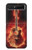S0415 Fire Guitar Burn Hülle Schutzhülle Taschen für Samsung Galaxy Z Flip 5G
