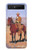 S0772 Cowboy Western Hülle Schutzhülle Taschen für Samsung Galaxy Z Flip 5G