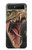 S0923 T-Rex Dinosaur Hülle Schutzhülle Taschen für Samsung Galaxy Z Flip 5G
