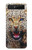 S1932 Blue Eyed Leopard Hülle Schutzhülle Taschen für Samsung Galaxy Z Flip 5G