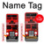 S2058 England British Double Decker Bus Hülle Schutzhülle Taschen für Samsung Galaxy Z Flip 5G
