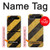 S2231 Yellow and Black Line Hazard Striped Hülle Schutzhülle Taschen für Samsung Galaxy Z Flip 5G