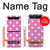 S2358 Pink Polka Dots Hülle Schutzhülle Taschen für Samsung Galaxy Z Flip 5G