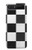 S2492 Black and White Check Hülle Schutzhülle Taschen für Samsung Galaxy Z Flip 5G