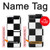 S2492 Black and White Check Hülle Schutzhülle Taschen für Samsung Galaxy Z Flip 5G