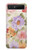 S3035 Sweet Flower Painting Hülle Schutzhülle Taschen für Samsung Galaxy Z Flip 5G