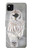 S1566 Snowy Owl White Owl Hülle Schutzhülle Taschen für Google Pixel 4a