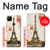 S2108 Eiffel Tower Paris Postcard Hülle Schutzhülle Taschen für Google Pixel 4a