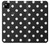 S2299 Black Polka Dots Hülle Schutzhülle Taschen für Google Pixel 4a