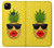 S2443 Funny Pineapple Sunglasses Kiss Hülle Schutzhülle Taschen für Google Pixel 4a
