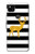 S2794 Black and White Striped Deer Gold Sparkles Hülle Schutzhülle Taschen für Google Pixel 4a