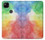 S2945 Colorful Watercolor Hülle Schutzhülle Taschen für Google Pixel 4a