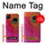 S3201 Pink Peacock Feather Hülle Schutzhülle Taschen für Google Pixel 4a