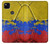 S3306 Colombia Flag Vintage Football Graphic Hülle Schutzhülle Taschen für Google Pixel 4a