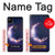 S3324 Crescent Moon Galaxy Hülle Schutzhülle Taschen für Google Pixel 4a