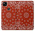 S3355 Bandana Red Pattern Hülle Schutzhülle Taschen für Google Pixel 4a